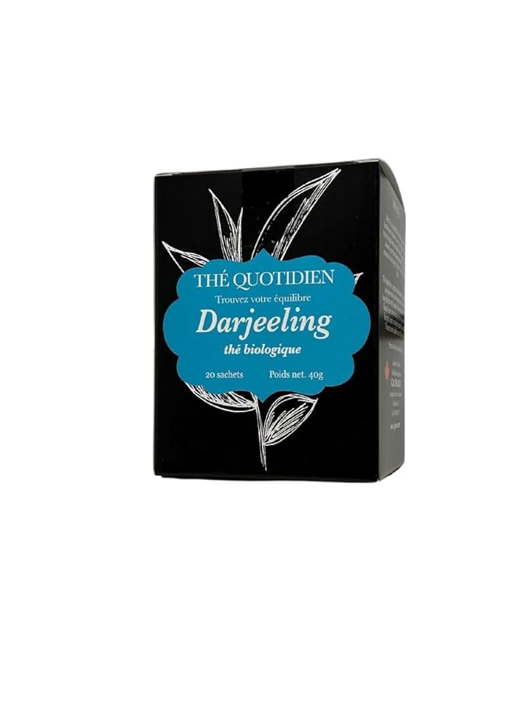 Daily Tea Organic Darjeeling 20 tea bags, net weight 40g