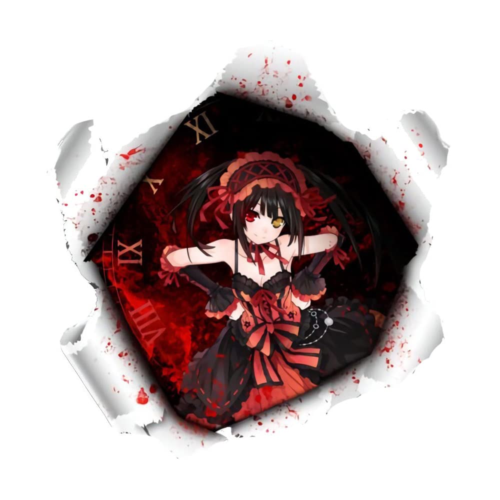 Amazon.co.jp: EARLFAMILY 13cm 時崎 狂三 アニメ ステッカー車