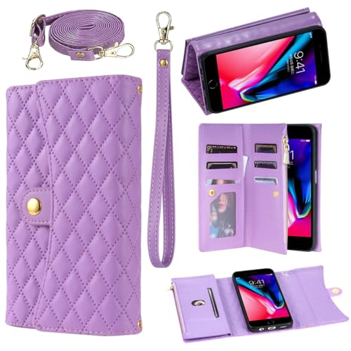 Housse iPhone 8 Plus avec fermeture éclair pour ne plus perdre vos cartes et votre monnaie