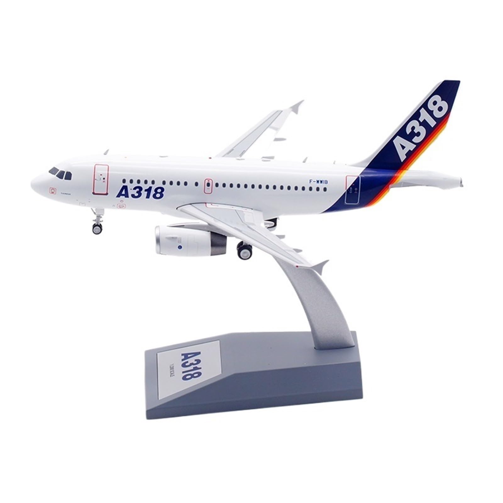Modelli di Aerei Replica 15CM 1/200 Aereo pressofuso su Larga Scala per Airbus A318 F-WWIB in livrea Originale Modello statico Aereo in Miniatura Modello di Aereo
