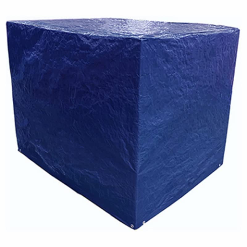 5' x 4' x 4' Blue Poly Pallet Storage Tarp Cover - 10 Pack