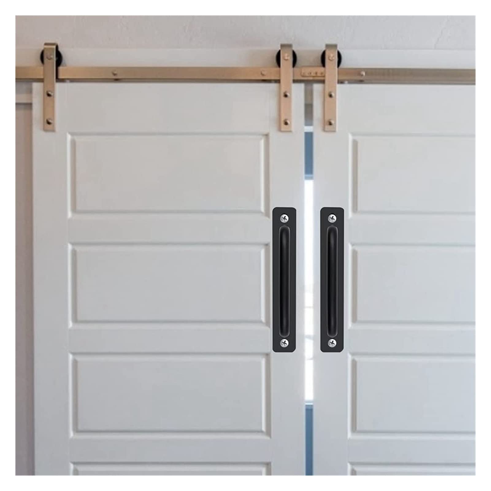 2 Maniglie In Lega Di Alluminio Per Ante E Porte – 20x5x2.5cm, Interasse 180mm, Design Moderno, Per Armadi, Garage E Cancelli