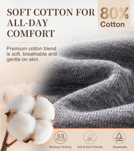 Image of Warm Thermal Boot Socks for Women - Knee High, Winter, Running, Hiking, Gifts - Thick Socks for Cold Weather