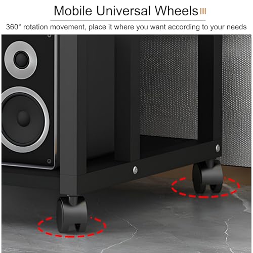 Support d'angle multimédia AV à 5 niveaux et meuble audio-vidéo mobile - 5