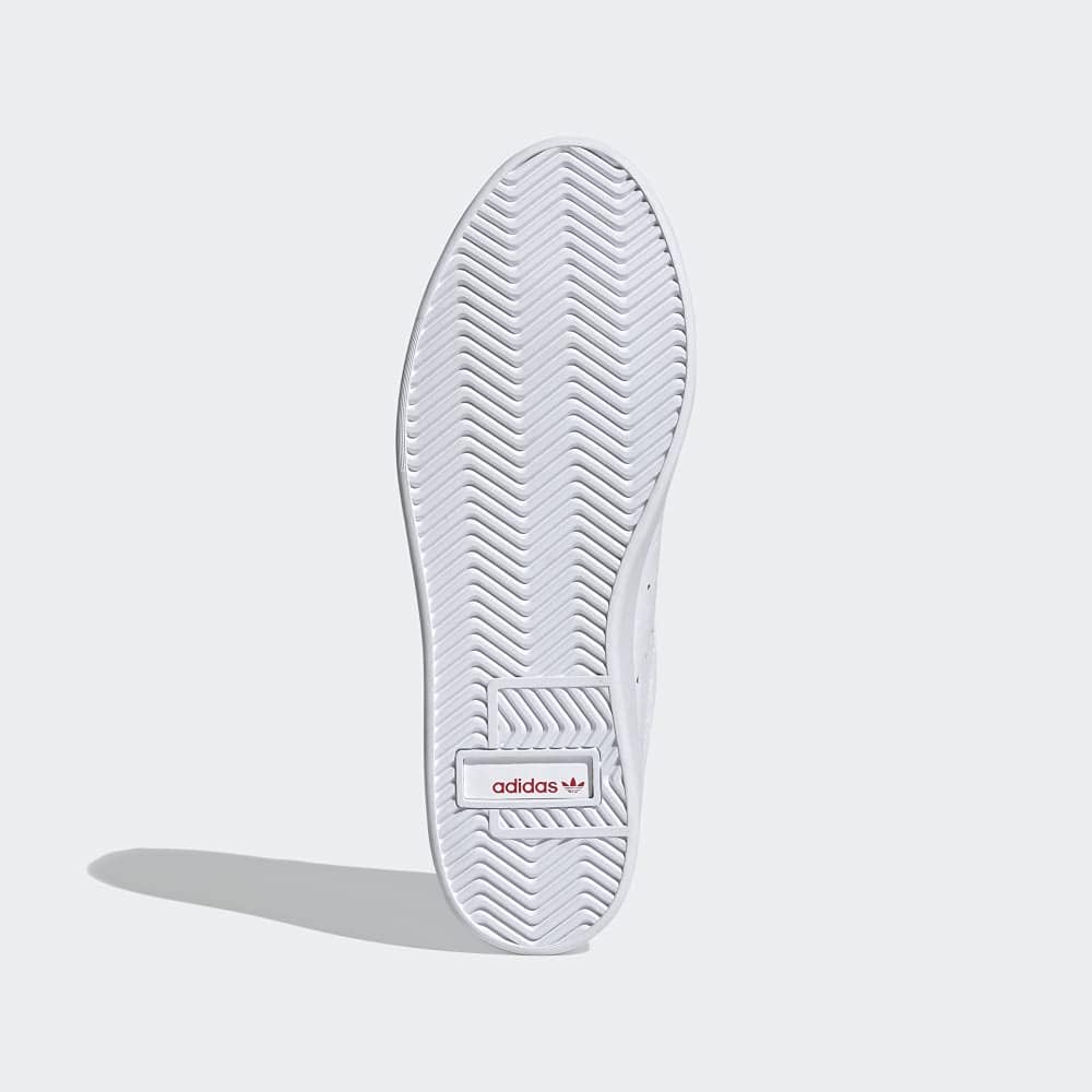 adidas Womens Sleek Embossed Sneakers Shoes Casual - White - Size 8 M