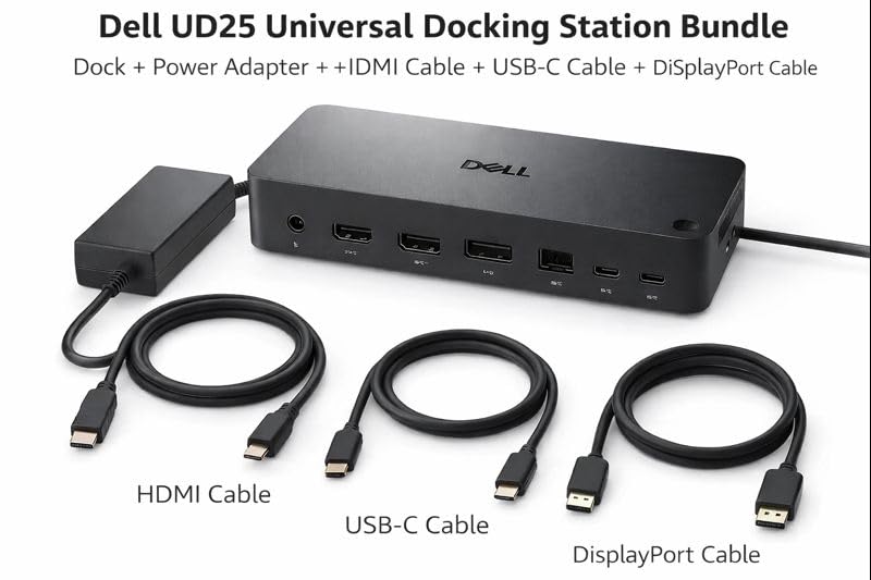 Dell Pro Dock (WD25) - USB-Cドッキング ステーション Amazon.com: Dell Pro Dock WD25 Universal Docking Station Bundle