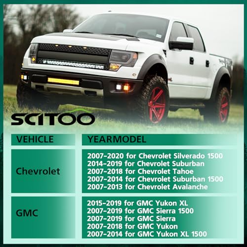 Image of SCITOO 2.5 inch Front Leveling lift Kit for Silverado 1500 2007-2020 | Forged Strut Spacer 2007-2024 for Chevrolet Tahoe Avalanche Suburban 1500 Sierra 1500 Yukon XL 1500