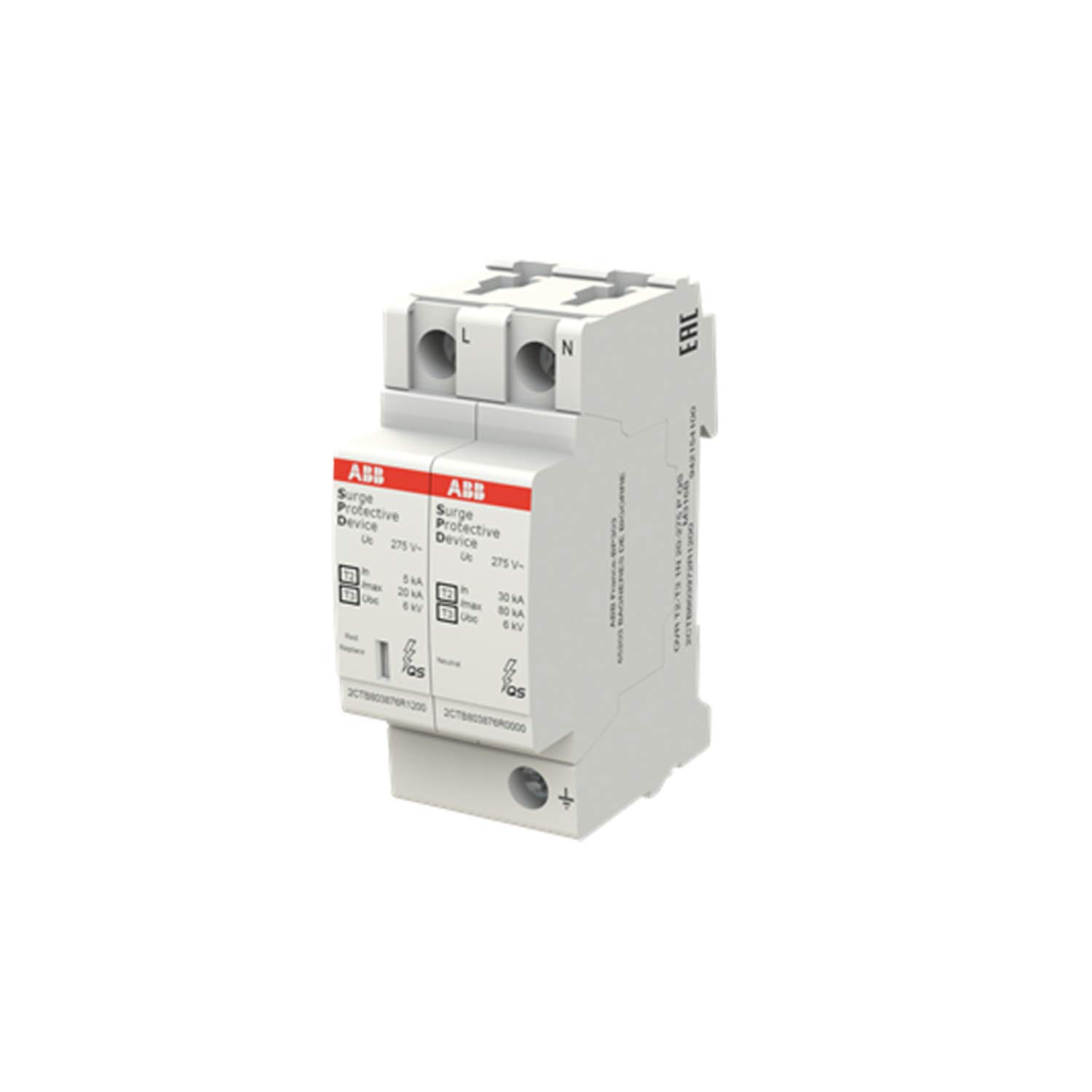 Abb-entrelec - Protección sobretensión ovrt2-t31n20-275pqs