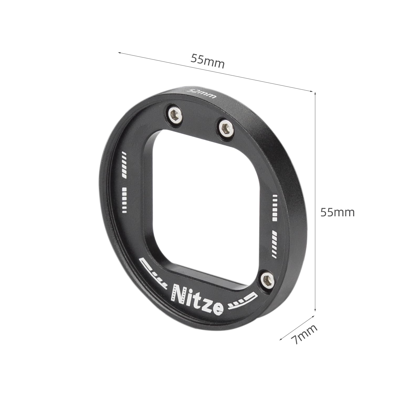 Cage Caméra Nitze Pour GoPro Hero 12/11/10/9 - Avec 2 Cold Shoe Et Fixations Pour Micro & Lumière