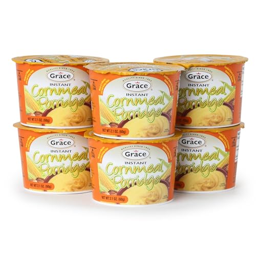 Grace Instant Cornmeal Porridge 2.1oz - 6 Pack