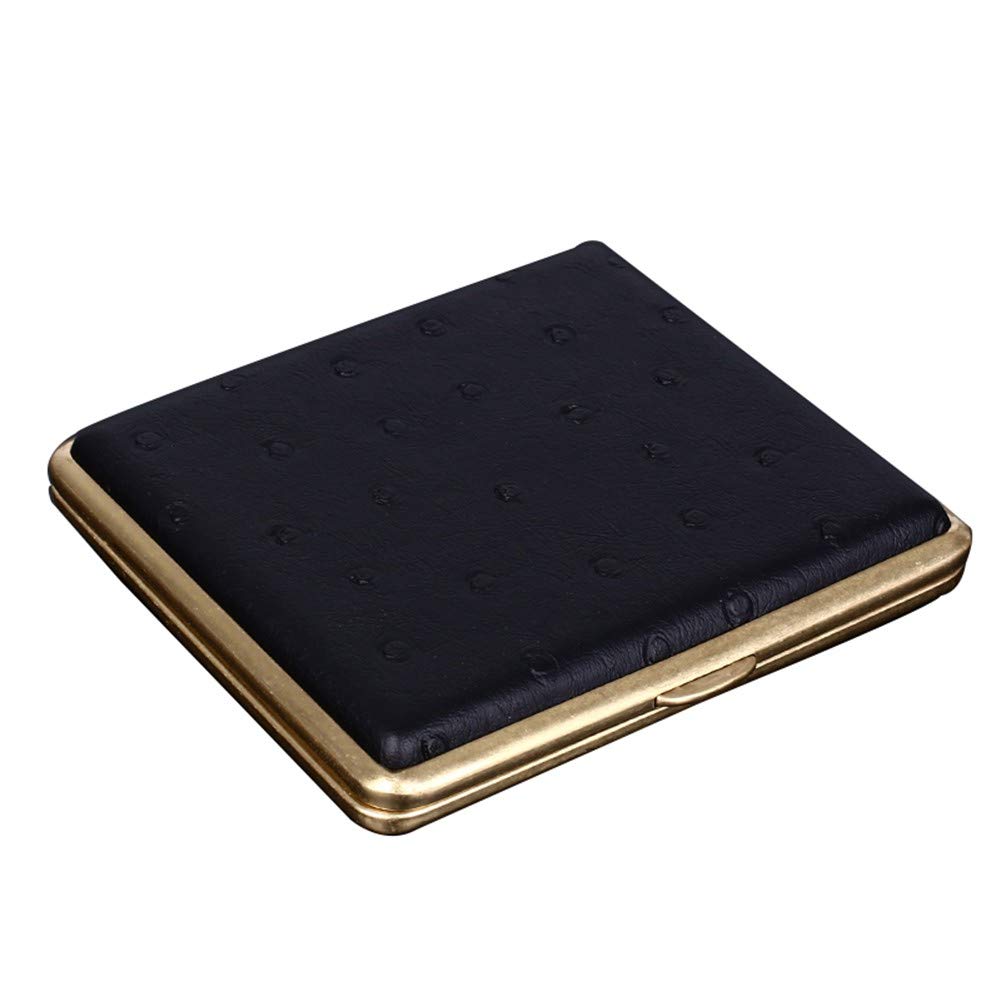 Portasigarette in Metallo e Rame per Uomo， Creativo， Portatile， Vintage， può Contenere 20 Sigarette，