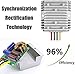 SUPERNIGHT 120W Voltage Regulator Buck Converter 48V Step-Down to 12V 10A Waterproof Voltage Reducer for Golf Cart Power Module LED Strip Light