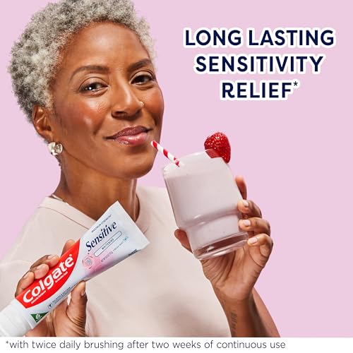 colgate whitening toothpaste for sensitive teeth enamel repair and cavity protection fresh mint gel 6 oz pack of 3