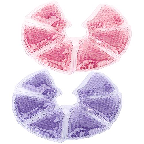 Fydun Real Bubee 2Pcs Reusable 3 in 1 Breast Therapy Pad Hot & Cold Use for Nursing Mothers for Families