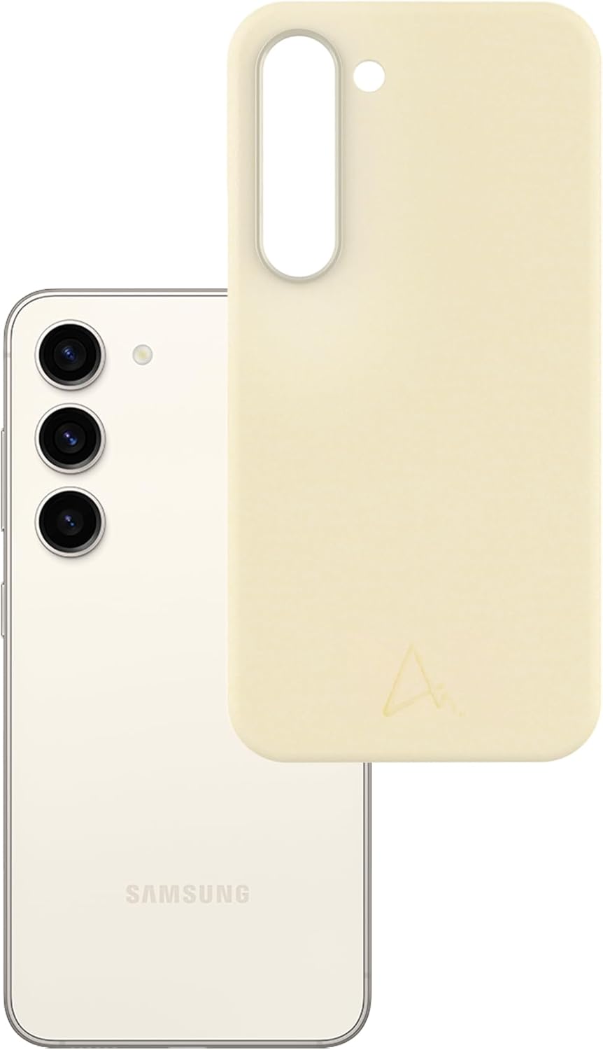 Armor Leather Case for Samsung Galaxy S23 Plus (Twilight White)