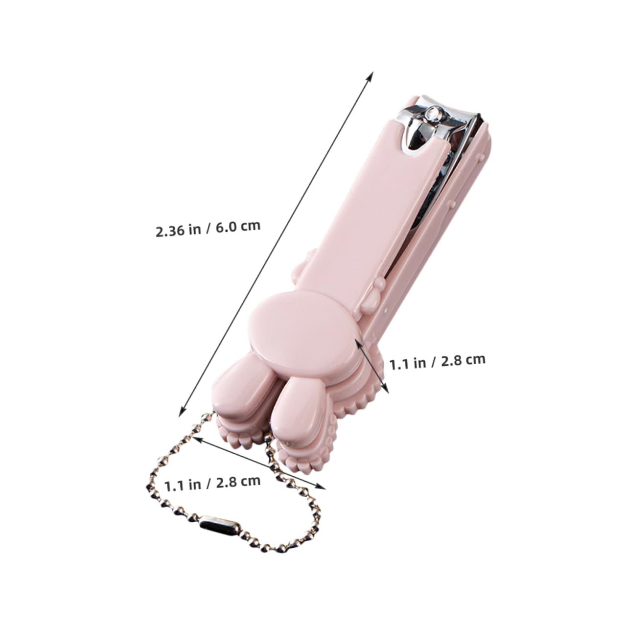 ibasenice Cute Cartoon Nail Clipper Portable and Safe Manicure Tool for Travel Home Use Nail Clipper Ergonomic Nail Clipper Finger Nail Clipper for Women