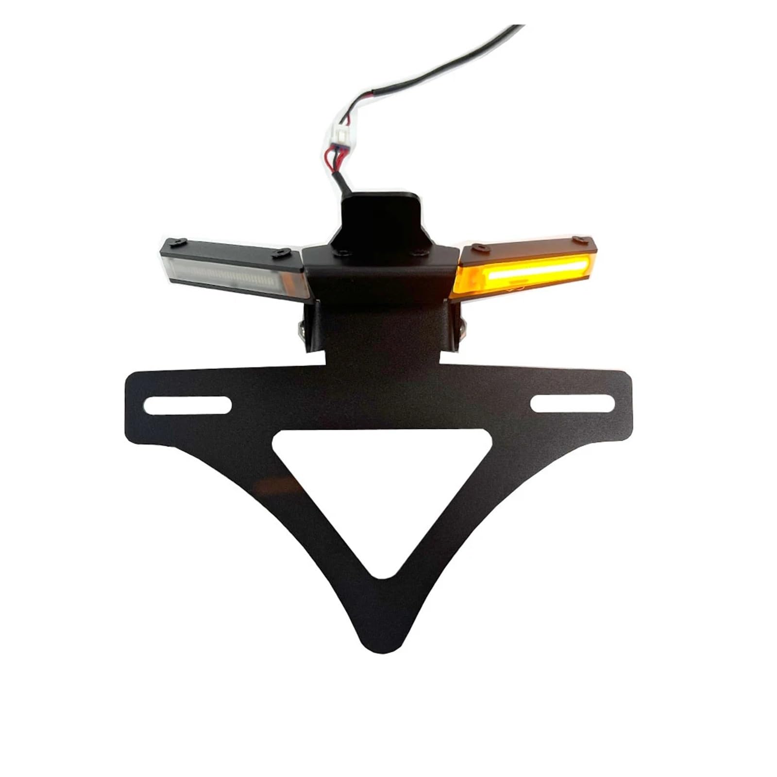 Soporte de Placa de matrícula de Montaje Central para Motocicleta Piezas de para Moto para Panigale V4 V4S 2018-2024 Portamatrículas para Giro para señal portamatrículas Integrado