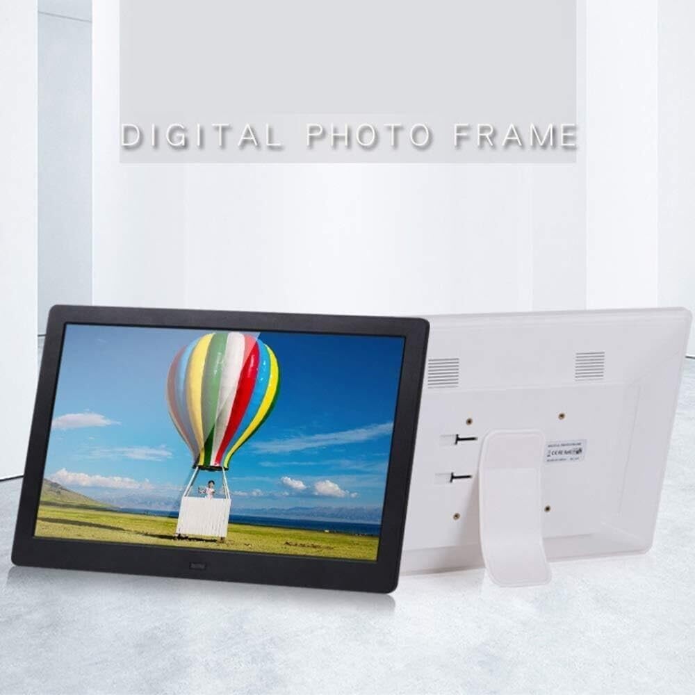 13,3 Zoll Digitaler Bilderrahmen Touchscreen HD IPS Display Musik Video Player Kalender Alarm USB / SD Unterstützung