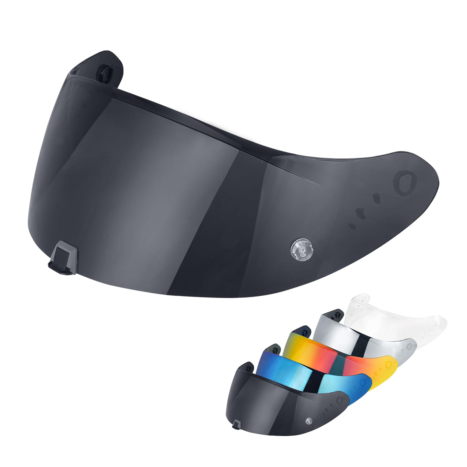 VCOROS T520 Helmet Shield Visor for ST1400/R1 - T520 Full Face Shield Helmet Visor Accessories for T520 ST1400 R1 (Black)