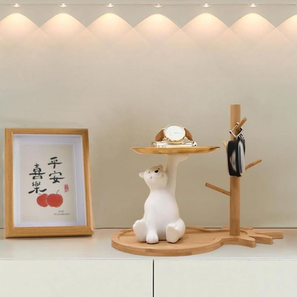 Amazon.co.jp: 鍵置き 玄関 インテリア 動物の置物 トレイ収納 動物像