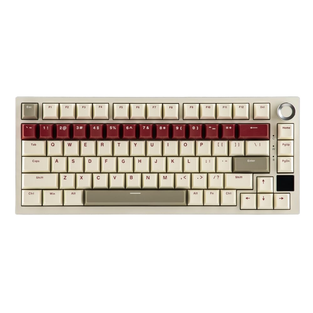 Clavier mécanique sans fil 75% AK820 Pro Bluetooth 5.1 et Type-C avec écran