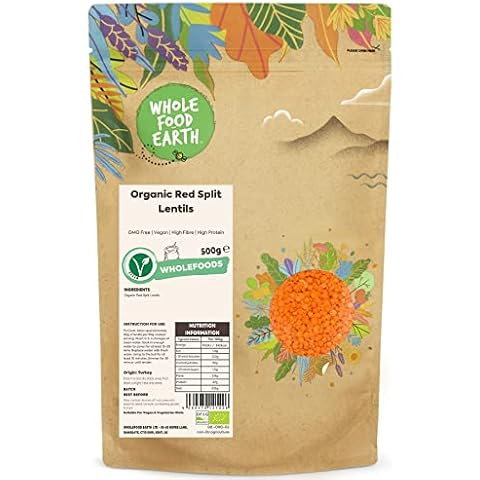 Wholefood Earth Organic Red Split Lentils 500g Cover