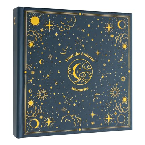 Grupo Erik Fotoalbum zum Selbstgestalten Astral Scrapbook Weiße Seiten -...