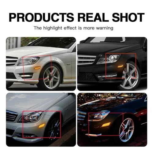 Intermitente lateral LED Canbus de 12V para Benz Clase C W204 3