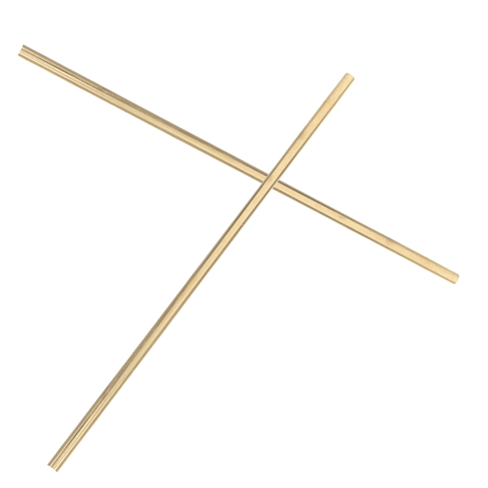 SOLUSTRE Experiment Rods 2pcs Brass Heat Conduction Sticks Educational Use Science Tools