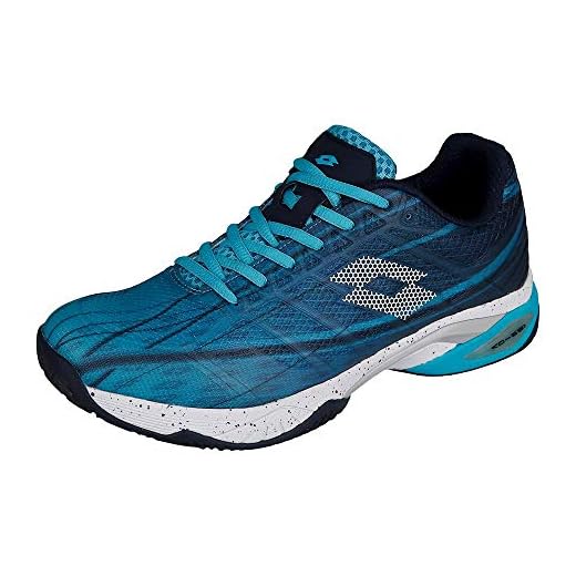 Lotto Mirage 300 Clay Sandplatzschuh Herren - Hellblau, Hellgrau (47 EU)