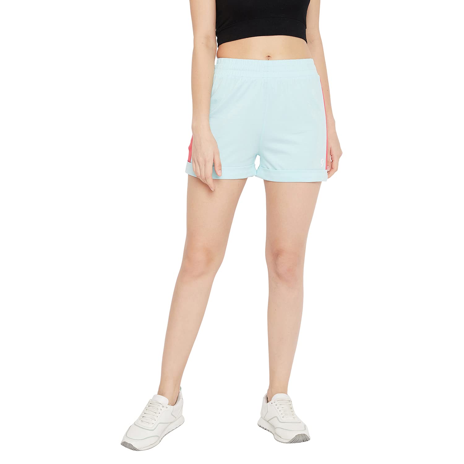 C9 Airwear Women's Mint Blue Side Panel Short