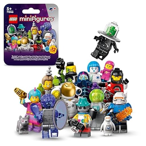 LEGO Minifiguras 26.ª Edición: Espacio Figuras de Juguete de Construcción para Coleccionar como la Astronauta de Caminata Espacial y el Mayordomo Robot, Regalo para Niños y Niñas de 5 Años o Más 71046 | Ya disponible en tu tienda friki favorita! En mundofriki.es!