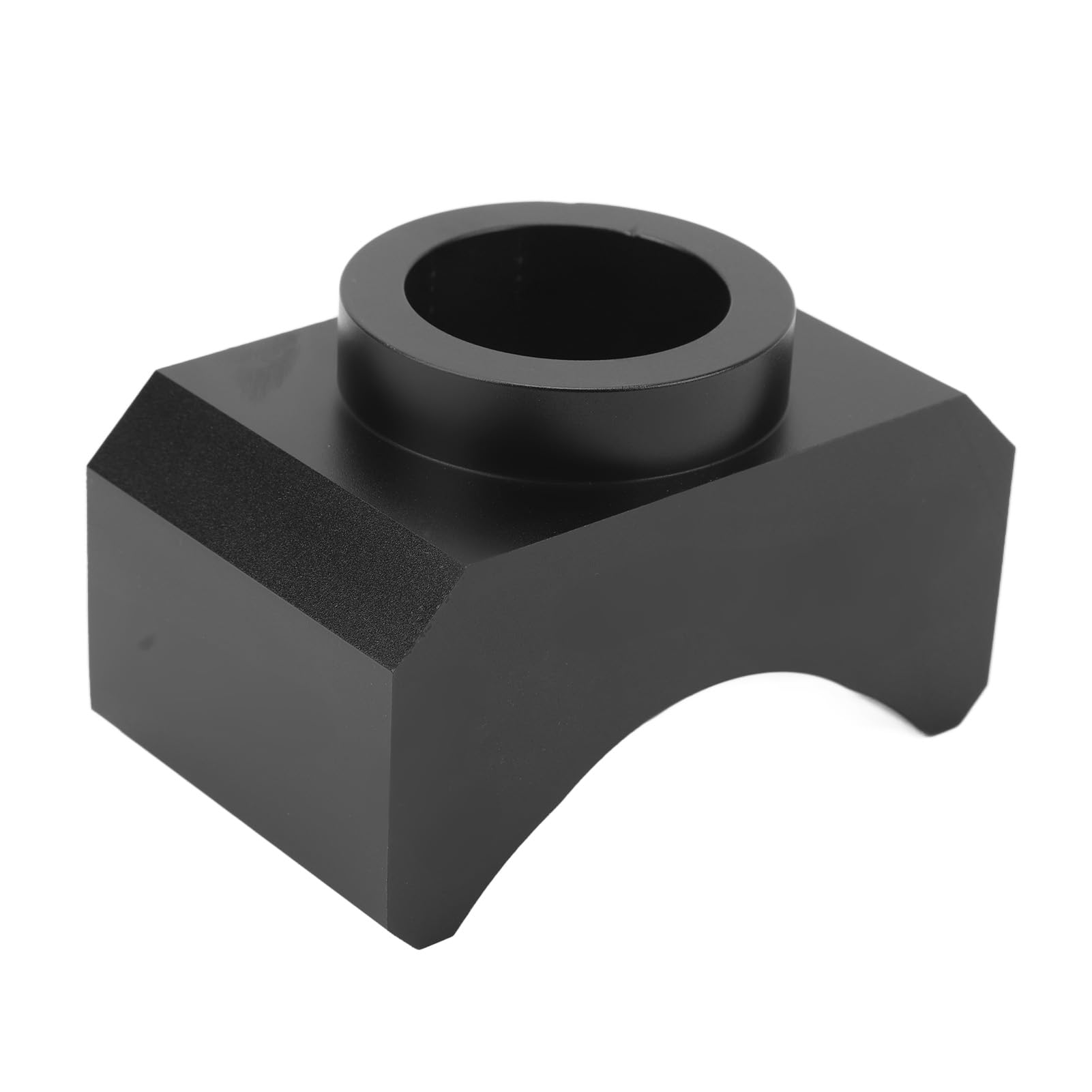 Siodełko do Podnoszenia Adaptera Osi, Aluminiowy Adapter Hydrauliczny do Podłogi Butelki, Pasuje Osi 3 Cale, Kompatybilny z 0,5 Cala, Narzędzie Podnoszenia Pojazdu (BLACK)