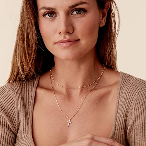 PAVOI 14K Gold Plated Layering Necklaces | Stylish Minimalist Design Pendant Necklaces | Butterfly, Heart, Lock, Evil Eye, Coin, Lightning Bolt, Circle, Cross Pendants for Women4