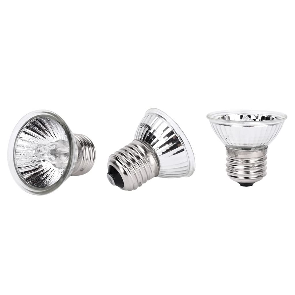 6 Pacchi Lampada Solare a Spettro Completo UVA + UVB Lampadina della Lampada di Calore per Prendere Il Sole, Lampada Riscaldante per Rettili per Tartaruga, Lucertola, Rana, Base E27/E26