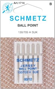Schmetz Kugelspitze Nähmaschinennadeln 80/12