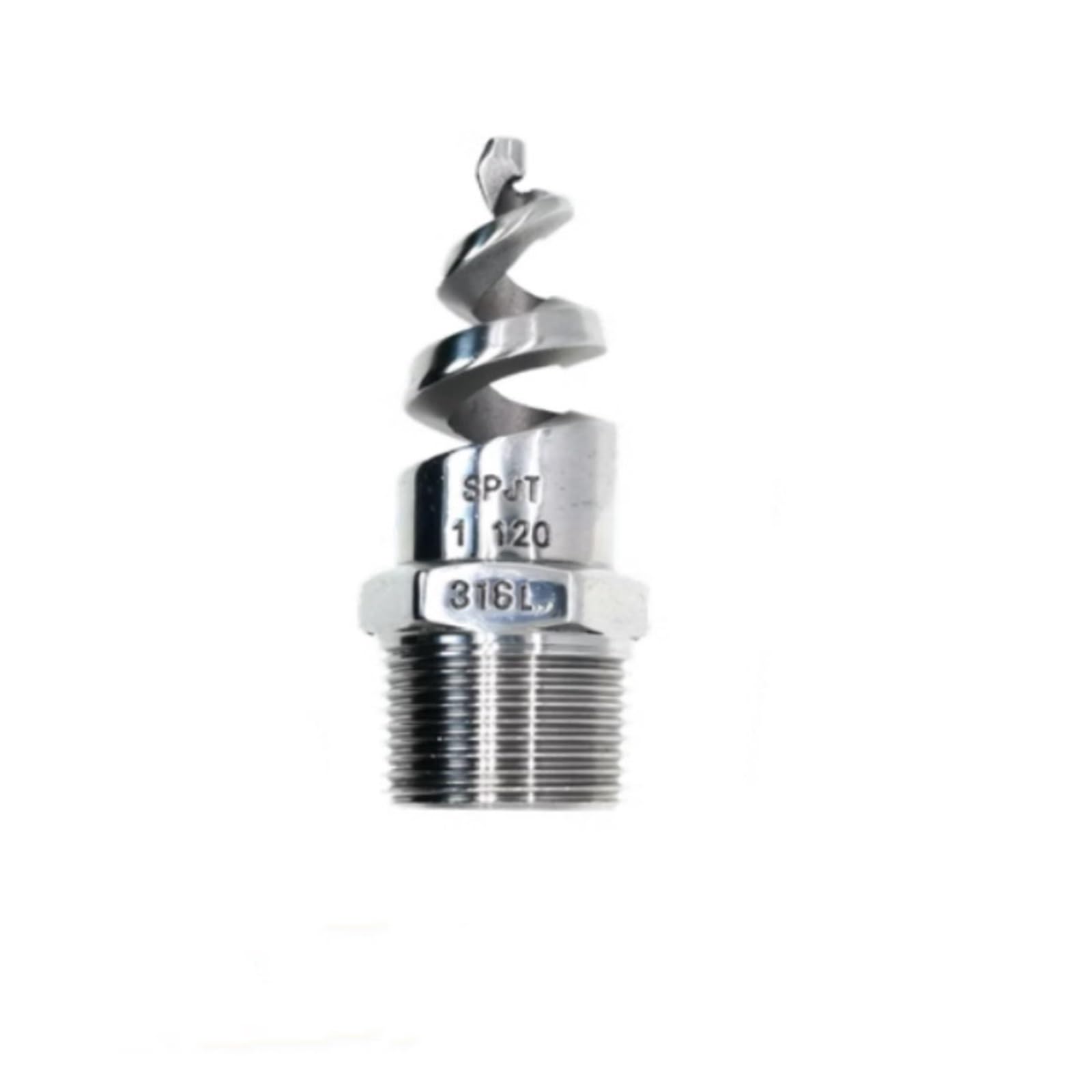 Evwgnpqrv Men's Dn25 Chasing Full Cone Spiral Nozzles, Spiral Nozzle 316L Stainless Steel Thread Joint Chasing And No(Dn25 Chasing)