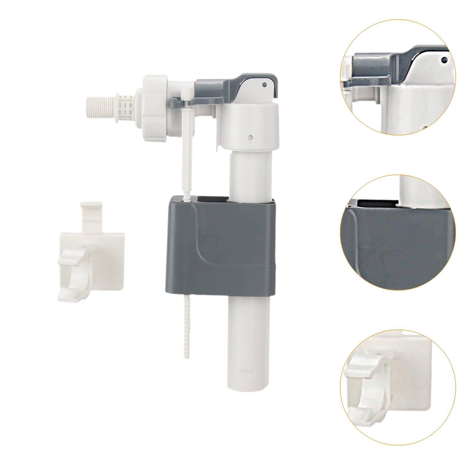 HGZLQKD Hidden Toilet Tank Fill Valve,Wall Hung Toilet Tank Part Toilet Repair Replacement Water Inlet Valve for Shop Washroom Home 1.6cm 13.5x5x22cm - Image 3