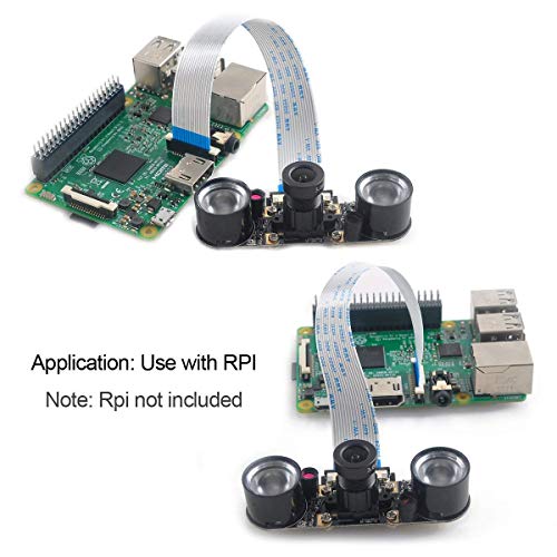 REES52 Raspberry Pi Night Vision Camera Adjustable-Focus Module 5MP OV5647 Webcam Video 1080p for Raspberry-pi 2 Raspberry-Pi 3/3B / 4b Model B... - Image 7