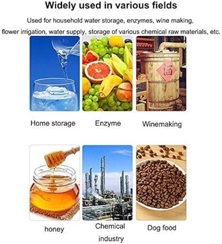 Food-Grade Fermentation Barrels, Airtight Honey & Wine Storage with Secure Lids, Ideal for Home Brewing & Food Preservation