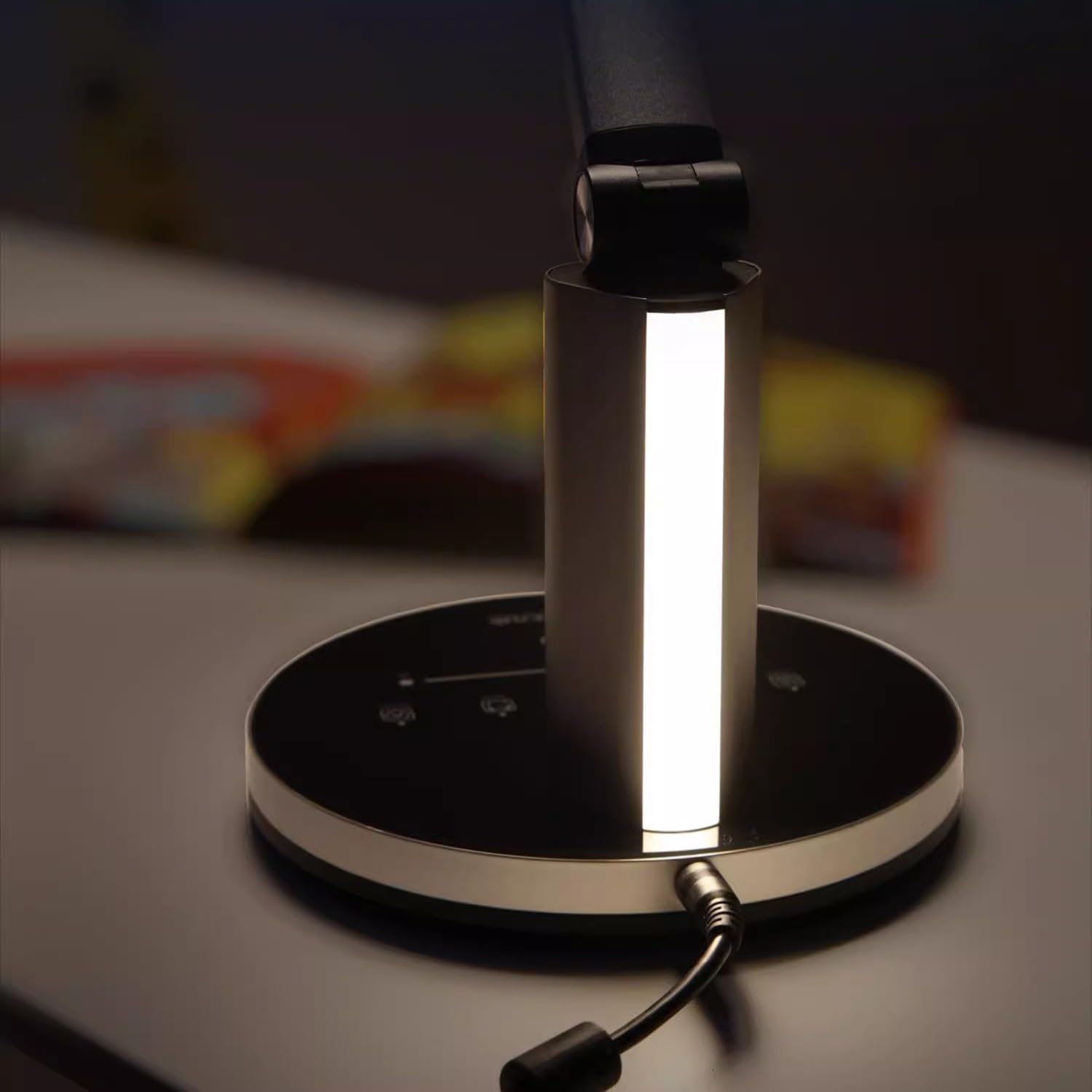 Lampada da Scrivania Lampada da scrivania, lampada da scrivania con oscuramento automatico da 18 W, 2 modalità di illuminazione, controllo touch, timer di spegnimento automatico 60 S/45 minuti, lampad