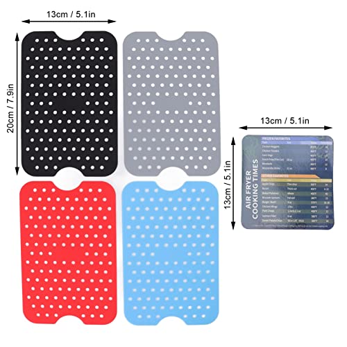 Reusable Air Fryer Liners, Silicone Air Fryer Parchment Liners for Home Kitchen, Baking, Cooking, Defult, default - Image 4