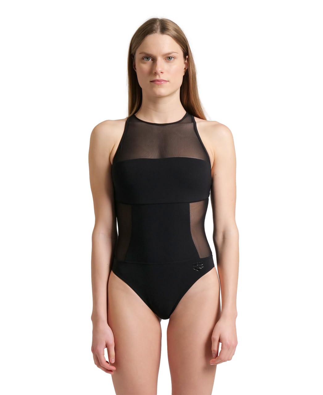 ARENA Damen Feel Women's Mesh Panel Swim Pro Back Swimsuit Badeanzug