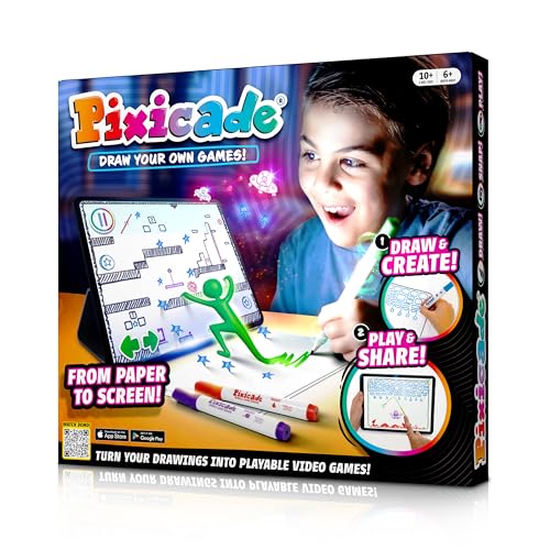 Abacus Brands Pixicade! Turn Drawings Into Playable Video Games! | Doodle & Draw, Snap Play & Share Instant Video Games! | Mobile Video Game Maker and Creation Studio! - Image 7