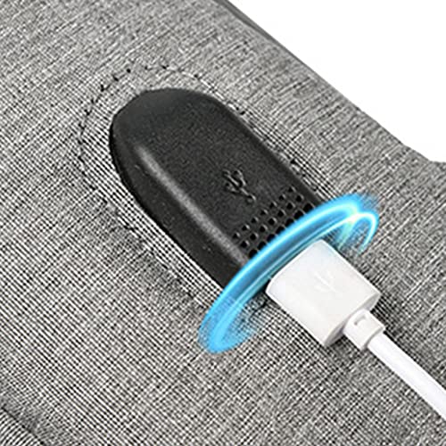 Mochila multiusos ergonómica para evitar el dolor de espalda gris 4