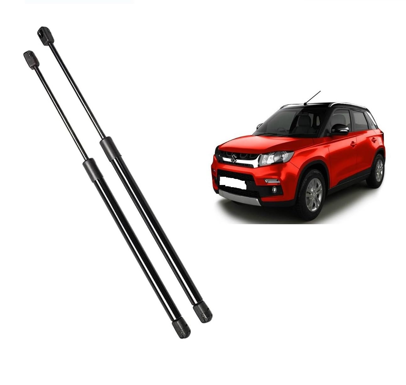 PWX Dicky Shocker Rear Boot Gas Strut | Heavy Duty Tailgate Lift Support Shock Absorber | Durable Gas Spring for Car Boot & Tailgate | Easy Installation | Set of 2 Pcs | For Vitara Brezza(2016-2022)-image-39