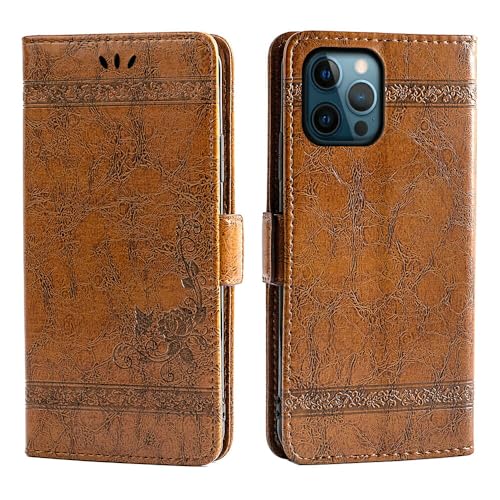 UOWORLD | �݊��iZTE Nubia REDMAGIC 11 ProPlus�Ή� �P�[�X �蒠�^ PU���U�[�f�U�C���蒠 �X�}�[�g�t�H���P�[�X ���u���X�^���h�@�\�t�� �x���g����X�}�[�g�t�H���J�o�[ (Artistic �J���[�FBrown �u���E��