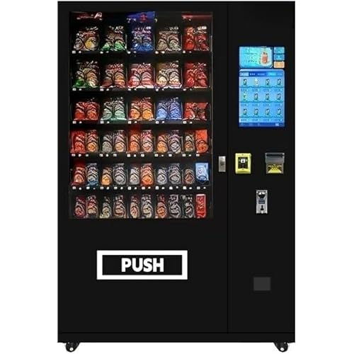 Vending Machine for Sale – Touch Screen Smart Drink and Snack Combo Machine with Credit Card Reader and App Management for Business Use
