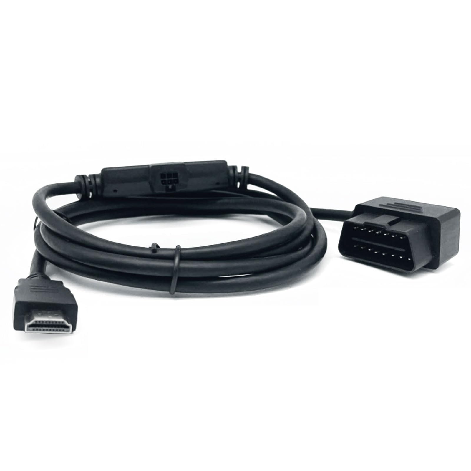 JUTA OBD2 to HDMI Plug Monitor Interface Replace Cable Fit for Edge CS2 CTS2 CTS3 Replace #H00008000 OBDII to HDMI Monitor/Tuner/Insight - [73.2 inches/186 cm]