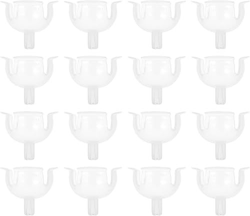 Milisten 36 piezas de chocolates transparentes titular de la caja del ramo de dulces envoltorio tazas de chocolate transparente tallo de flor base disponible en Yaxa Mexico